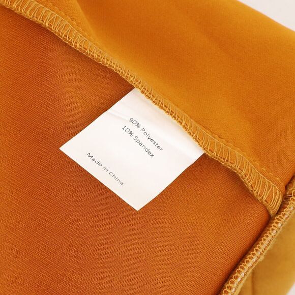 ALLEGRA K Amazon Faux Suede Snap Button Crop Jacket Size S Mustard Yellow NWT A3 - Picture 7 of 7